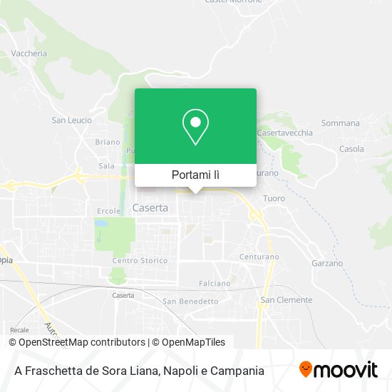 Mappa A Fraschetta de Sora Liana