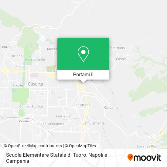 Mappa Scuola Elementare Statale di Tuoro