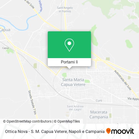 Mappa Ottica Nova - S. M. Capua Vetere