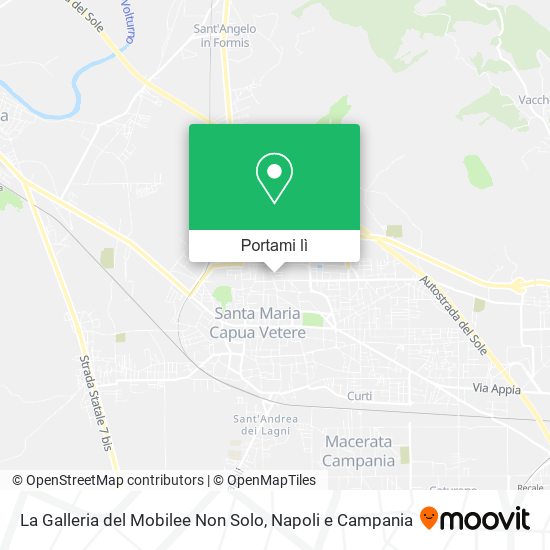 Mappa La Galleria del Mobilee Non Solo