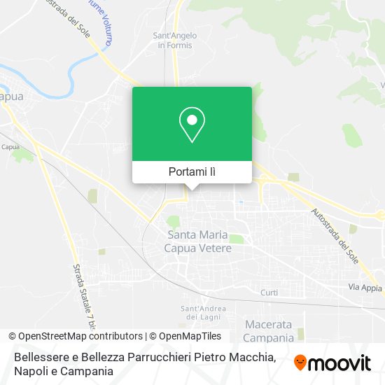 Mappa Bellessere e Bellezza Parrucchieri Pietro Macchia