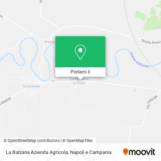 Mappa La Balzana Azienda Agricola