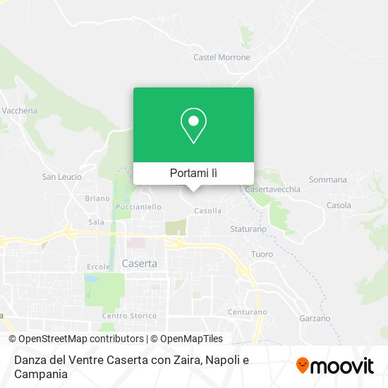 Mappa Danza del Ventre Caserta con Zaira