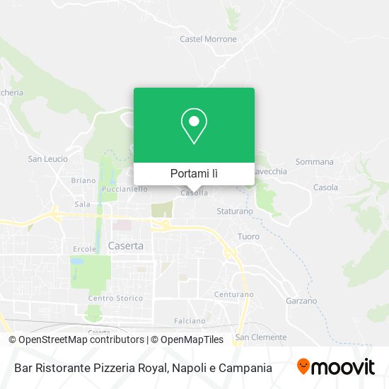 Mappa Bar Ristorante Pizzeria Royal