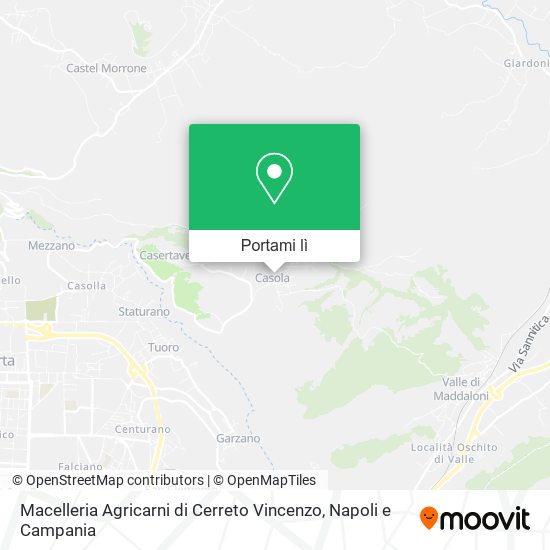 Mappa Macelleria Agricarni di Cerreto Vincenzo