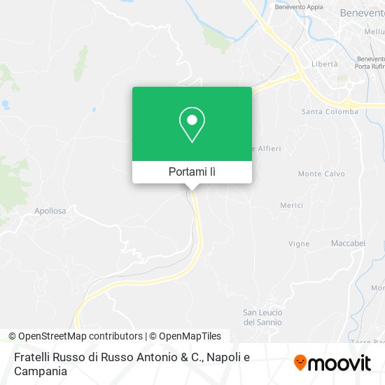 Mappa Fratelli Russo di Russo Antonio & C.