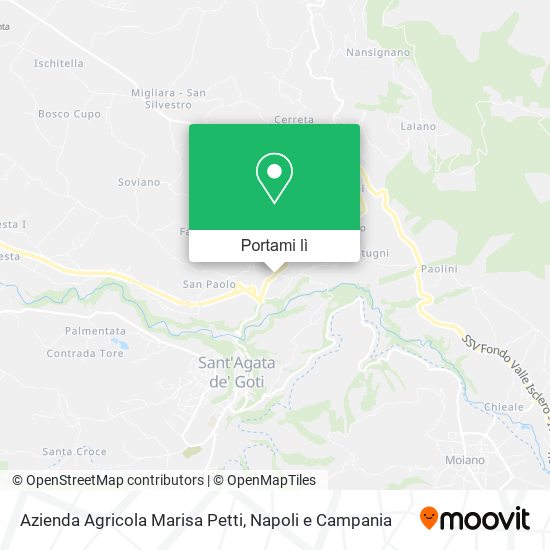 Mappa Azienda Agricola Marisa Petti