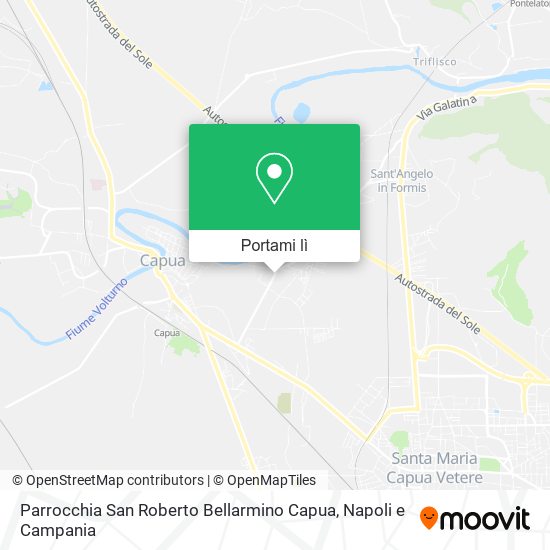 Mappa Parrocchia San Roberto Bellarmino Capua