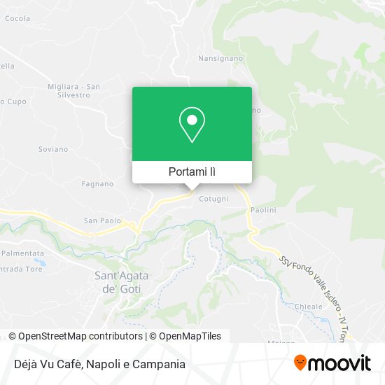 Mappa Déjà Vu Cafè