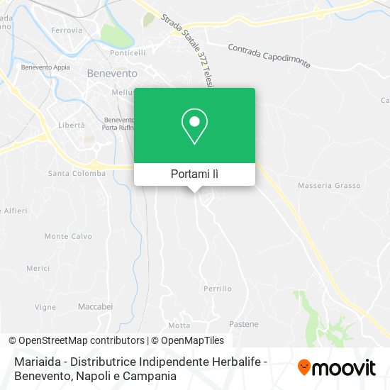 Mappa Mariaida - Distributrice Indipendente Herbalife - Benevento