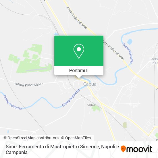 Mappa Sime. Ferramenta di Mastropietro Simeone