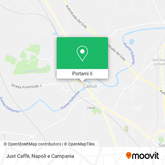 Mappa Just Caffè