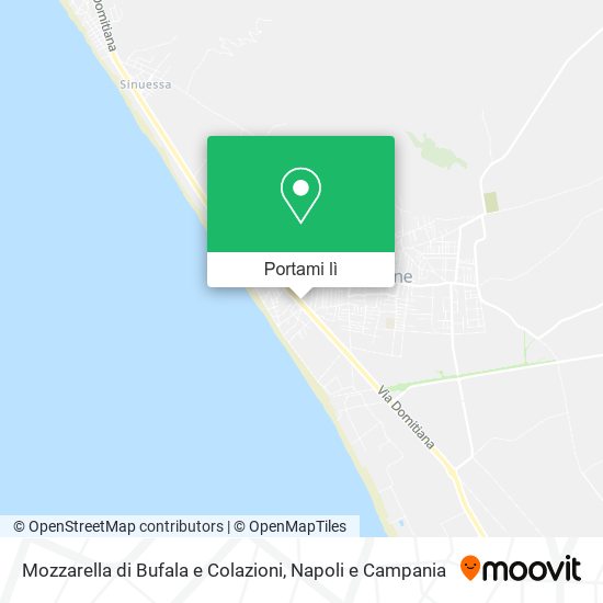 Mappa Mozzarella di Bufala e Colazioni
