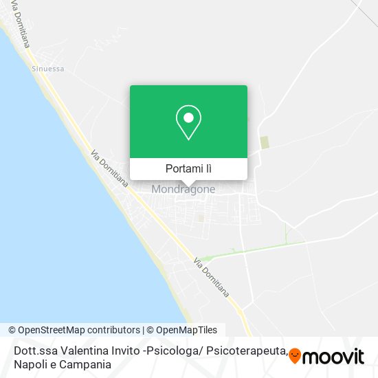 Mappa Dott.ssa Valentina Invito -Psicologa/ Psicoterapeuta
