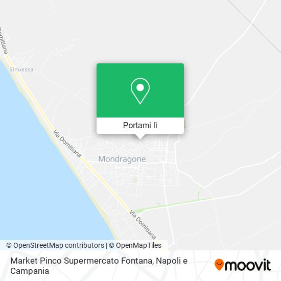 Mappa Market Pinco Supermercato Fontana