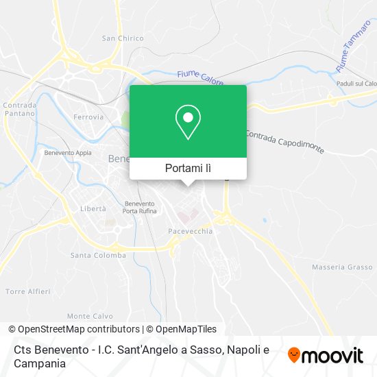 Mappa Cts Benevento - I.C. Sant'Angelo a Sasso