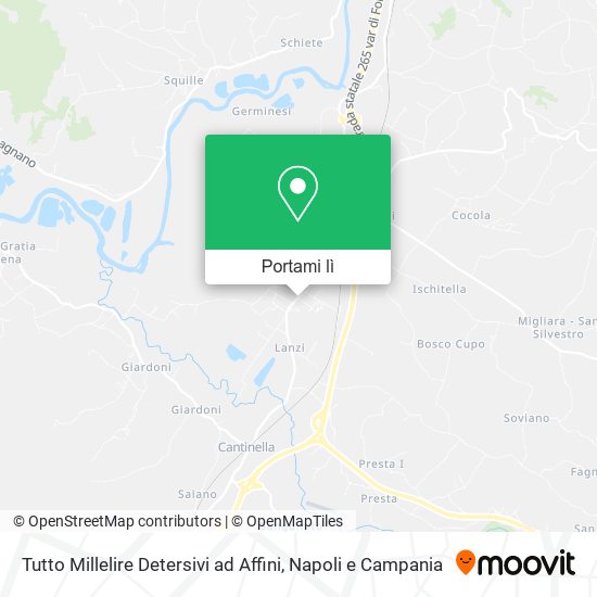 Mappa Tutto Millelire Detersivi ad Affini