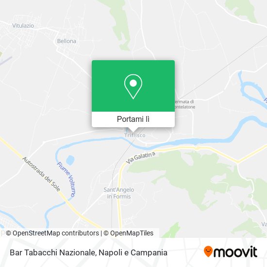 Mappa Bar Tabacchi Nazionale