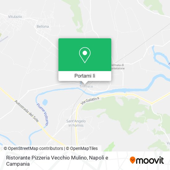 Mappa Ristorante Pizzeria Vecchio Mulino