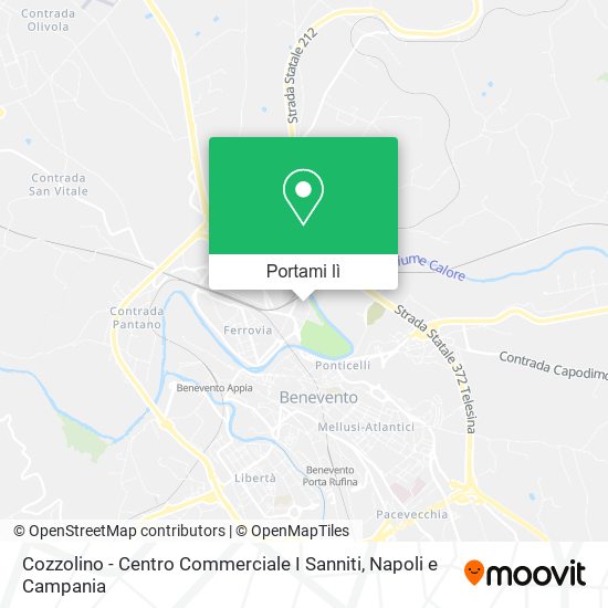 Mappa Cozzolino - Centro Commerciale I Sanniti