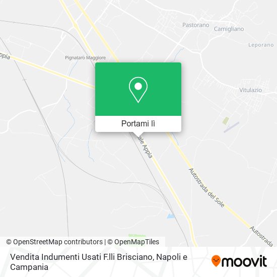 Mappa Vendita Indumenti Usati F.lli Brisciano