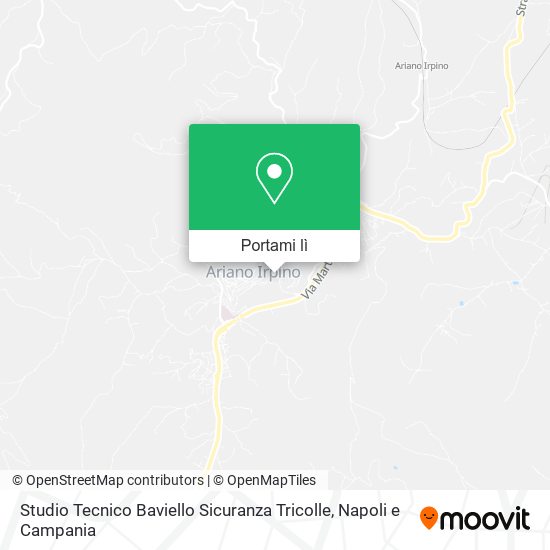 Mappa Studio Tecnico Baviello Sicuranza Tricolle