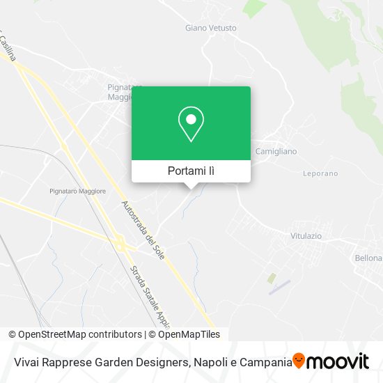 Mappa Vivai Rapprese Garden Designers