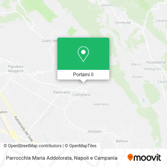 Mappa Parrocchia Maria Addolorata
