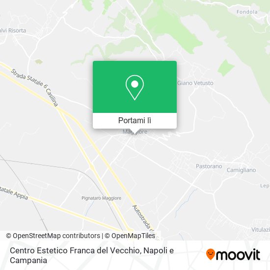 Mappa Centro Estetico Franca del Vecchio