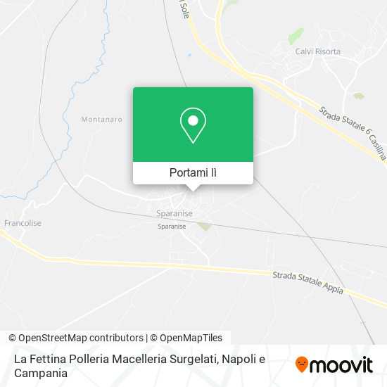 Mappa La Fettina Polleria Macelleria Surgelati