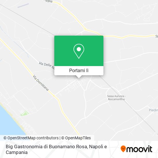 Mappa Big Gastronomia di Buonamano Rosa