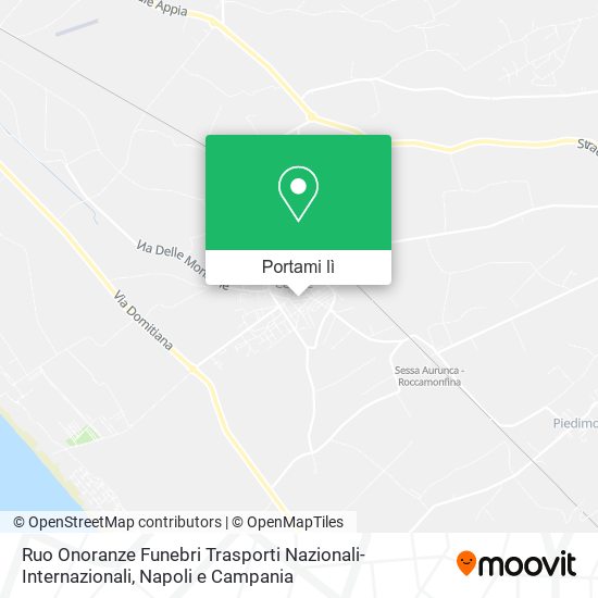 Mappa Ruo Onoranze Funebri Trasporti Nazionali-Internazionali
