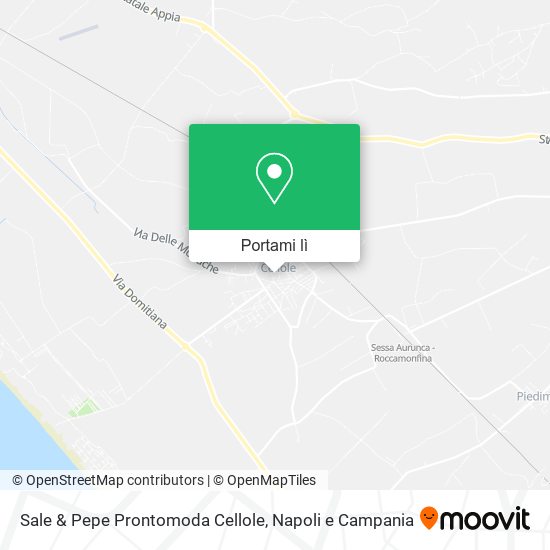 Mappa Sale & Pepe Prontomoda Cellole