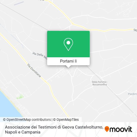 Mappa Associazione dei Testimoni di Geova Castelvolturno