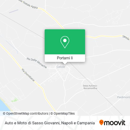 Mappa Auto e Moto di Sasso Giovanni