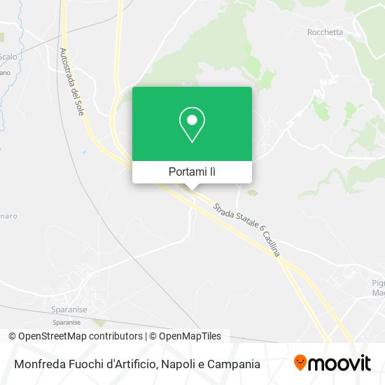 Mappa Monfreda Fuochi d'Artificio