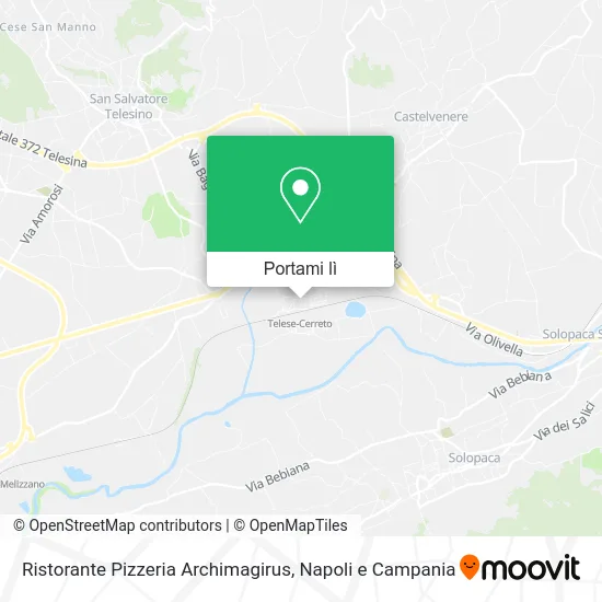 Mappa Ristorante Pizzeria Archimagirus