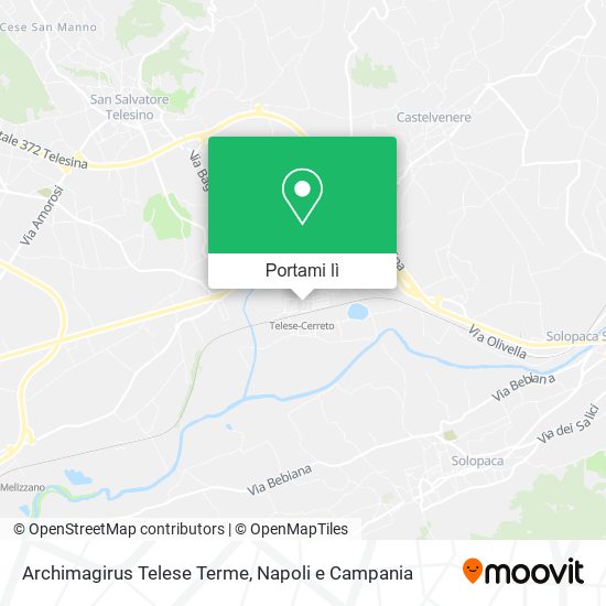 Mappa Archimagirus Telese Terme