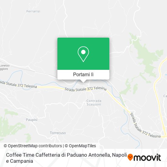 Mappa Coffee Time Caffetteria di Paduano Antonella