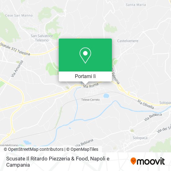 Mappa Scusate Il Ritardo Piezzeria & Food