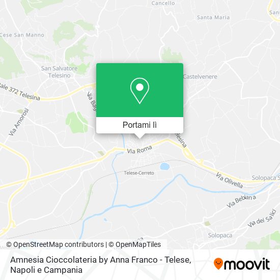 Mappa Amnesia Cioccolateria by Anna Franco - Telese