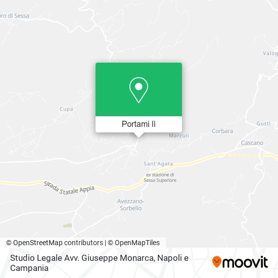 Mappa Studio Legale Avv. Giuseppe Monarca