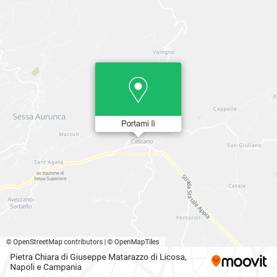 Mappa Pietra Chiara di Giuseppe Matarazzo di Licosa