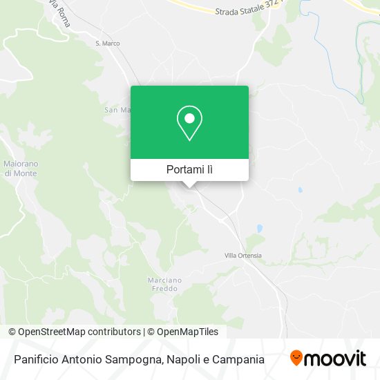 Mappa Panificio Antonio Sampogna