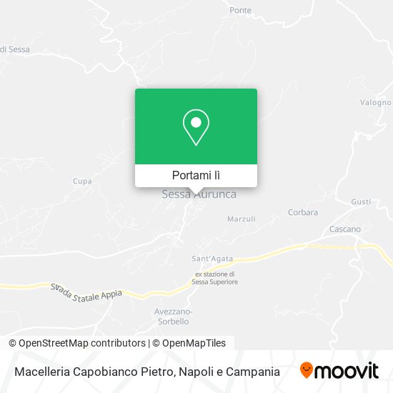 Mappa Macelleria Capobianco Pietro