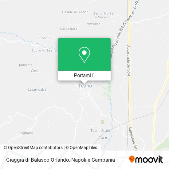 Mappa Giaggia di Balasco Orlando