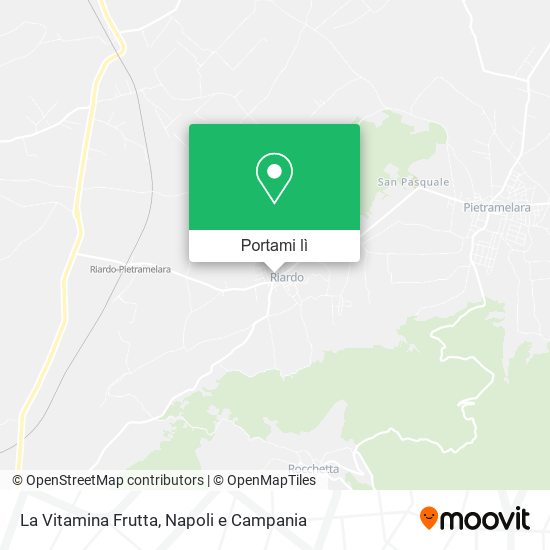 Mappa La Vitamina Frutta