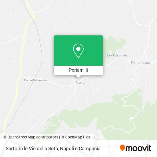Mappa Sartoria le Vie della Seta