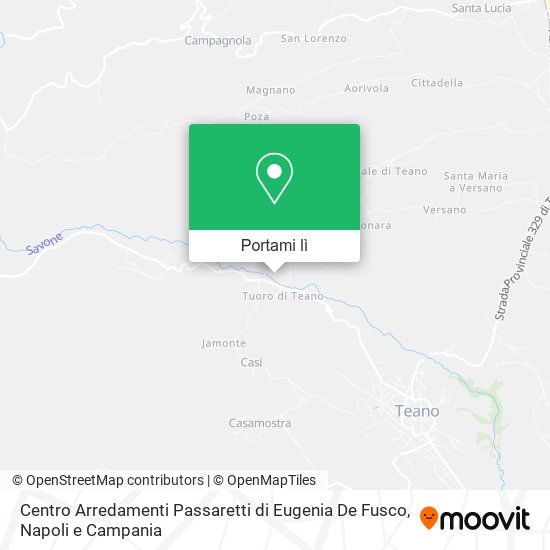Mappa Centro Arredamenti Passaretti di Eugenia De Fusco