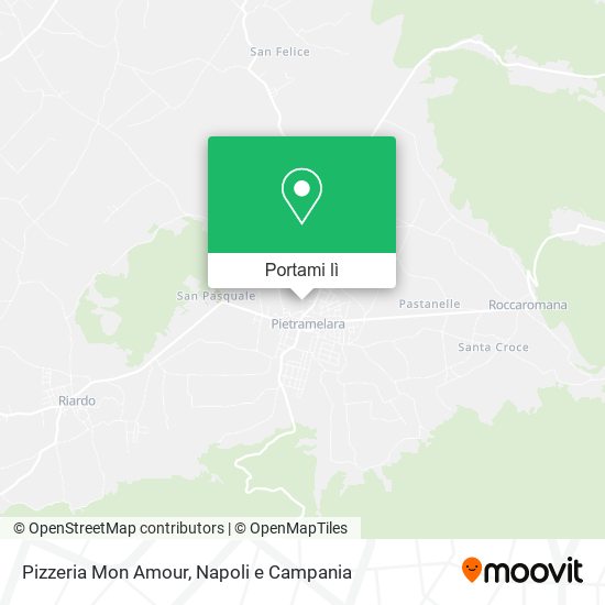 Mappa Pizzeria Mon Amour